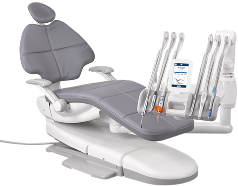 A-dec 500 Pro dental delivery system with A-dec 500 Pro dental chair