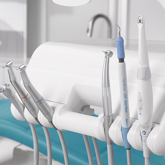 A-dec 500 Pro dental delivery system with flexible integration