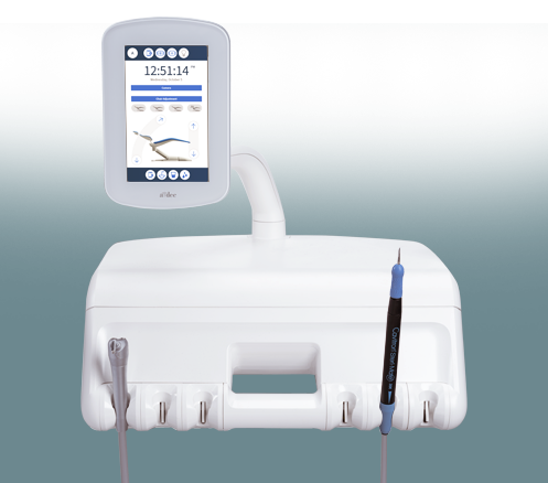 Ultrasonic handpiece on A-dec 500 Pro dental delivery system